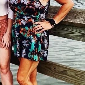 Floral Sleeveless Romper